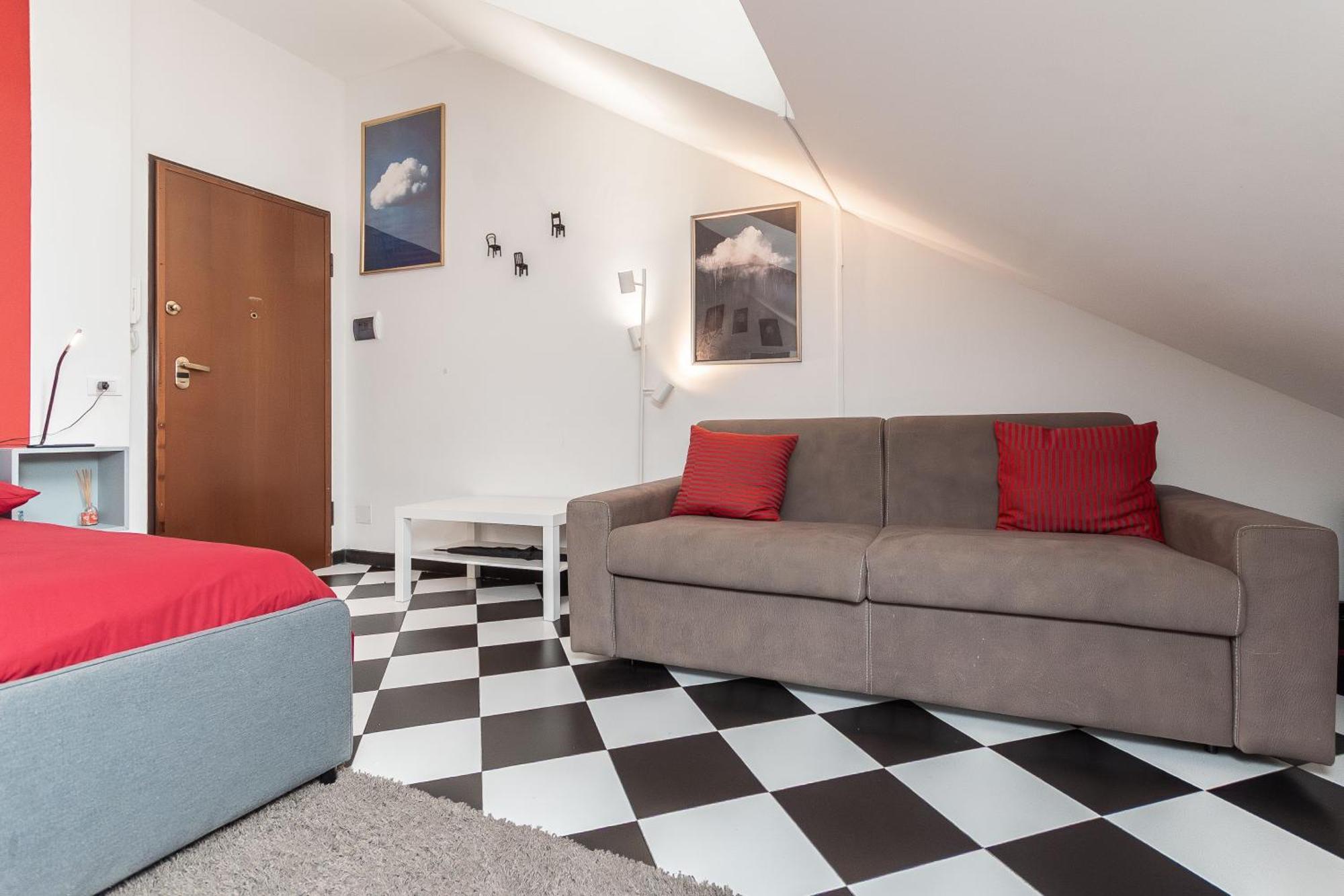 Apartmán La Mansarda Del Principe, Vicoli, Acquario E Lanterna Janov Exteriér fotografie